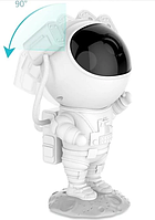 Дитячий світильник нічник проєктор зоряного неба Космонавт Sky Star Astronaut Lamp з пультом і таймером