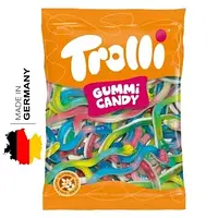 Желейные конфеты Цветные Змейки БЕЗ ГЛЮТЕНА Trolli Culebras 1000г Испания
