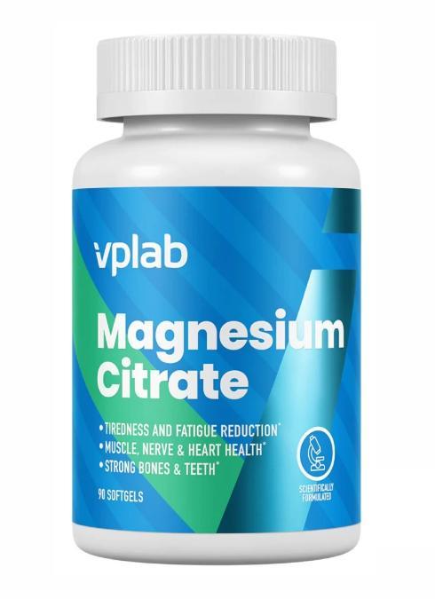 Цитрат магнію Vplab Magnesium Citrate 90 softgels