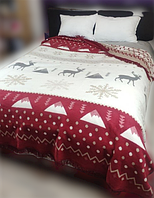 Плед покривало на ліжко бавовна AKSU Туреччина двоспальний розмір 180*220 см