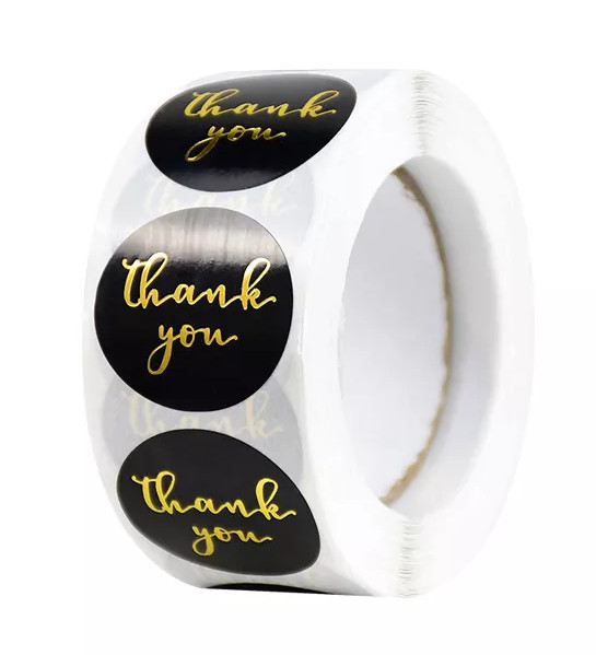 Наклейки стікер етикетка на прозорій основі