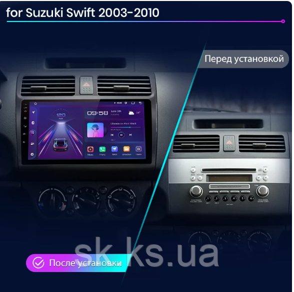 Junsun 4G Android магнітолу для Suzuki Swift 2003 2004 2005 2006 2007 2009 2010 wifi