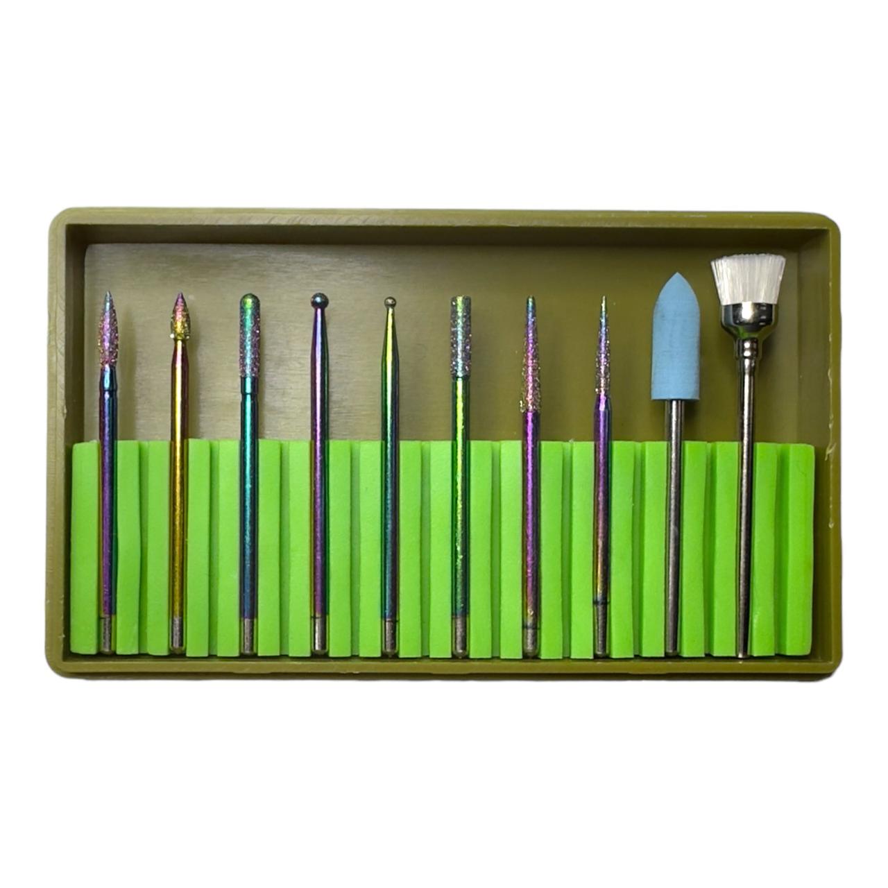 Набір фрез для манікюру/педикюру ВН 04 10 шт