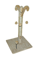 Когтеточка- дряпка Фанкот"Арлекин" сизаль высота 68 см.