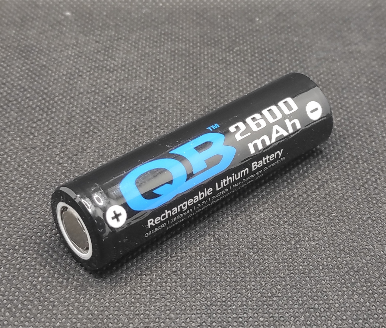 Акумулятор високострумовий QB 18650 3,7V 2600mA (7A) 1шт., фото 1