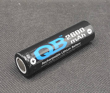 Акумулятор високострумовий  QB 18650 3,7V 2600mA (7A) 1шт.