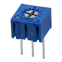 3362U-200R Резистор переменный - Сопротивление: 200 Ом, Допуск: ±10%, Монтаж: выводной, Мощность: 500 мВт,