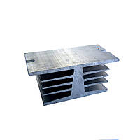 SSR Radiator 40x50x94 Silver Радиатор для твердотельных реле. Размеры: 40x50x94 мм.