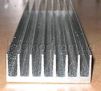 ALPR-1000X72 Алюминиевый профиль, 1000 (±3 мм) х72х25 мм, вес 1,92 кг, толщина основания 6 мм. Количество