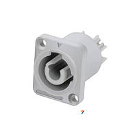 POWERCON 3P Socket White Разъем розетка Power Connectors, белый, 20А, 250В