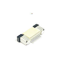 FPC CS 0.5MM 10P DT Коннектор FPC. Шаг 0,5 мм. Количество контактов: 10. Тип фиксатора: выдвижной передний.