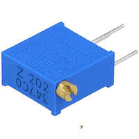 3296Z-100R Резистор переменный - Сопротивление: 100 Ом: Допуск: ±10%: Монтаж: выводной: Мощность: 500 мВт: