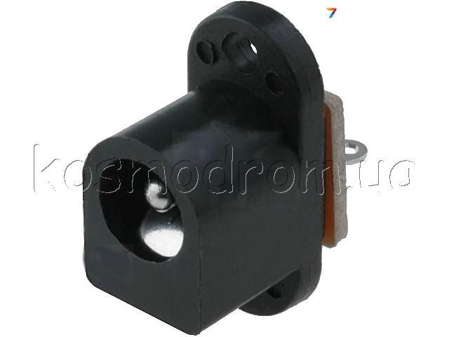 PC-010C Гніздо: живлення DC: (тато): 5,5/2,1 мм: 5,5 мм: 2,1 мм: паяння: прямий, фото 1