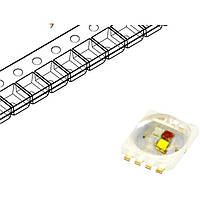 PC8N-5L4E-C LED мощный: EMITER: Pмакс:5Вт: RAGB: 140°: 9,1x7x3,1мм: 45-52лм