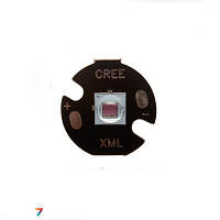 XML-STAR-BLACK-16-RED Диодный модуль CREE XML T6, красный 620 nm, подложка черная 16 мм