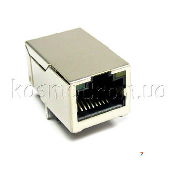 J1026F01PNL RJ45 : Швидкість: 10/100 Base-TX:Висота на платою: 13.51 мм (0.532) неекранований:Функціонал: 2