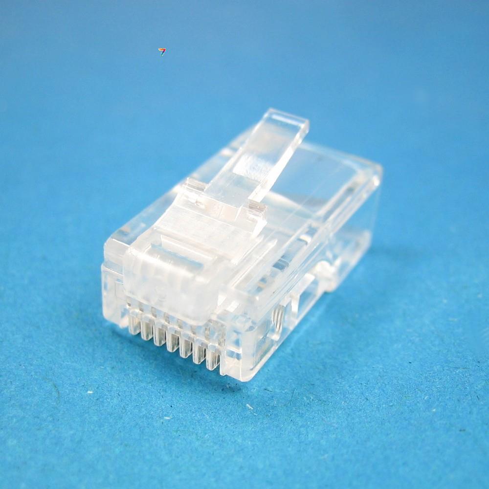 TPR-8P8C Вилка RJ-45 для КРУГЛОГО багатожильного кабелю