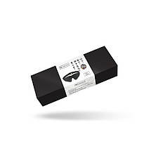 Маска на очі Liebe Seele Black Organosilicon Blindfold, екошкіра, фото 5