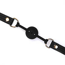 Кляп Liebe Seele Black Organosilicon Ball Gag, фото 5