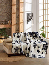 Yildiz lacivert 200х220см. Плед. Туреччина Belizza