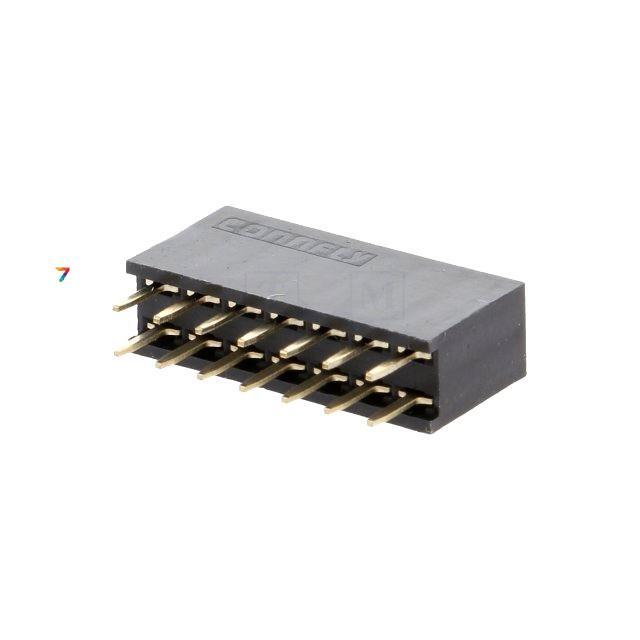 ZL262-14DG Гніздо: IDC: мама: PIN:14: прямий: 2,54мм: 2x7: позолота. Позначення виробника: DS1023-2*7S21
