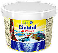 Корм для аквариумных рыб Tetra Cichlid XL Flakes в хлопьях 10 л (1.9 кг)