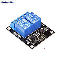 Relay Module 2 relays 5V Модуль реле модуль на 2 канала, питание 5В, коммутация 110/220В 10А