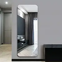 Зеркальная прямоугольная самоклеящаяся наклейка 30*90 см , Гибкое прямоугольное зеркало на стену