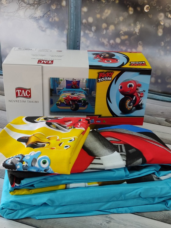 Richy zoom полуторна дитяча постіль. Ранфорс. TAC Туреччина., фото 1