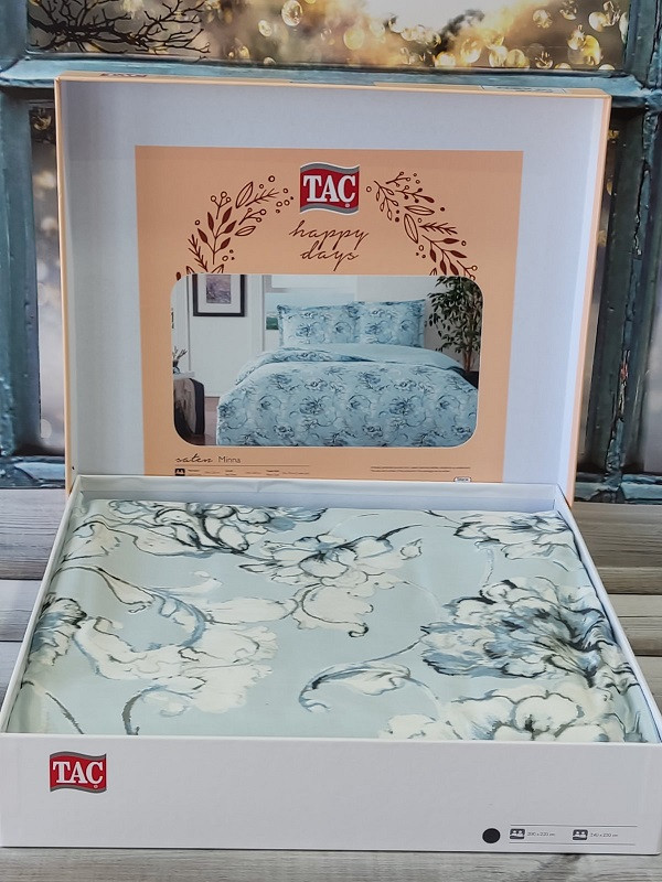 Minna постільна білизна. Євро розмір. Сатин. Tac Туреччина., фото 1