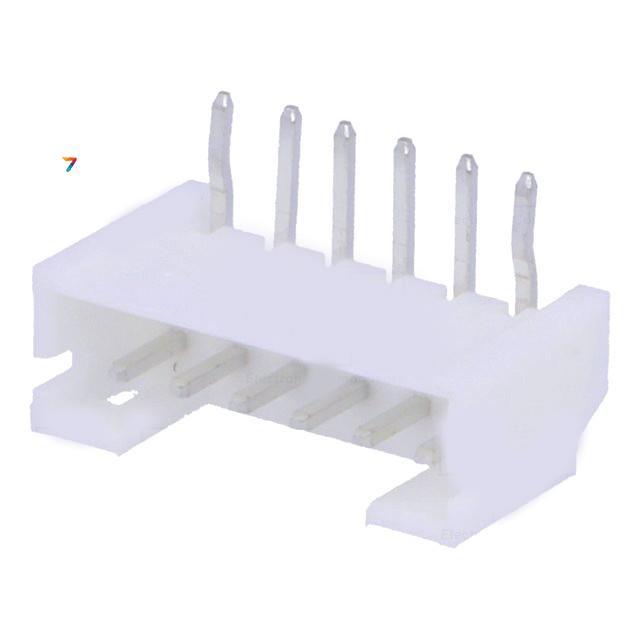 NXW-06K Гніздо: дріт-плата: тато: PIN: 6: 2 мм: THT: 1А: лужні: 20мОм, кутовий, фото 1