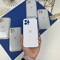 Силиконовый чехол c закрытыми камерами на iPhone 12 Pro White (9)