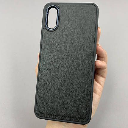 Чохол для Xiaomi Redmi 9A чохол екошкіра на телефон сяомі редмі 9а чорний d0o, фото 1