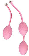 Розкішні вагінальні кульки PILLOW TALK - Frisky Pink з кристалом, діаметр 3,2см, вага 49-75гр