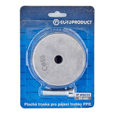 Насадка плоска для паяльника Europroduct EP.WS050 PPR труб 50 mm (EP6102), фото 1