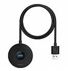 USB хаб BASEUS 1*USB 3.0+3*USB 2.0 кабель 1 метр. USB концентратор Baseus, фото 4