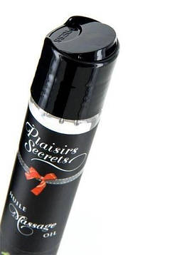 Масажне масло Plaisirs Secrets Creme Brulee (59 мл) з афродизіаками їстівне, подарункова упаковка, фото 4