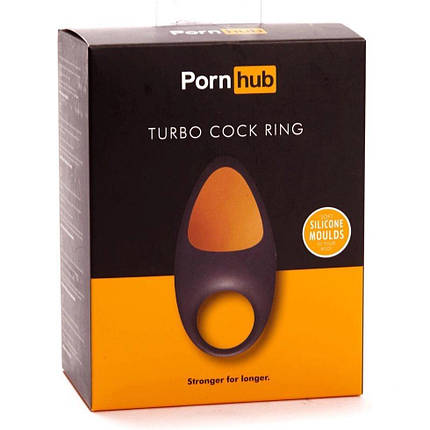 Ерекційне віброкільце Pornhub Turbo Cock Ring з мегастімуляціей клітора, фото 3