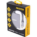 Перехідник Maxxter USB-C to 2 HDMI 2 display (V-CM-2HDMI), фото 3