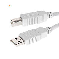 CAB-USBAB/1.0 Кабель, USB 2.0, вилка USB A,вилка USB B, 1м, серый, Проводник: Cu