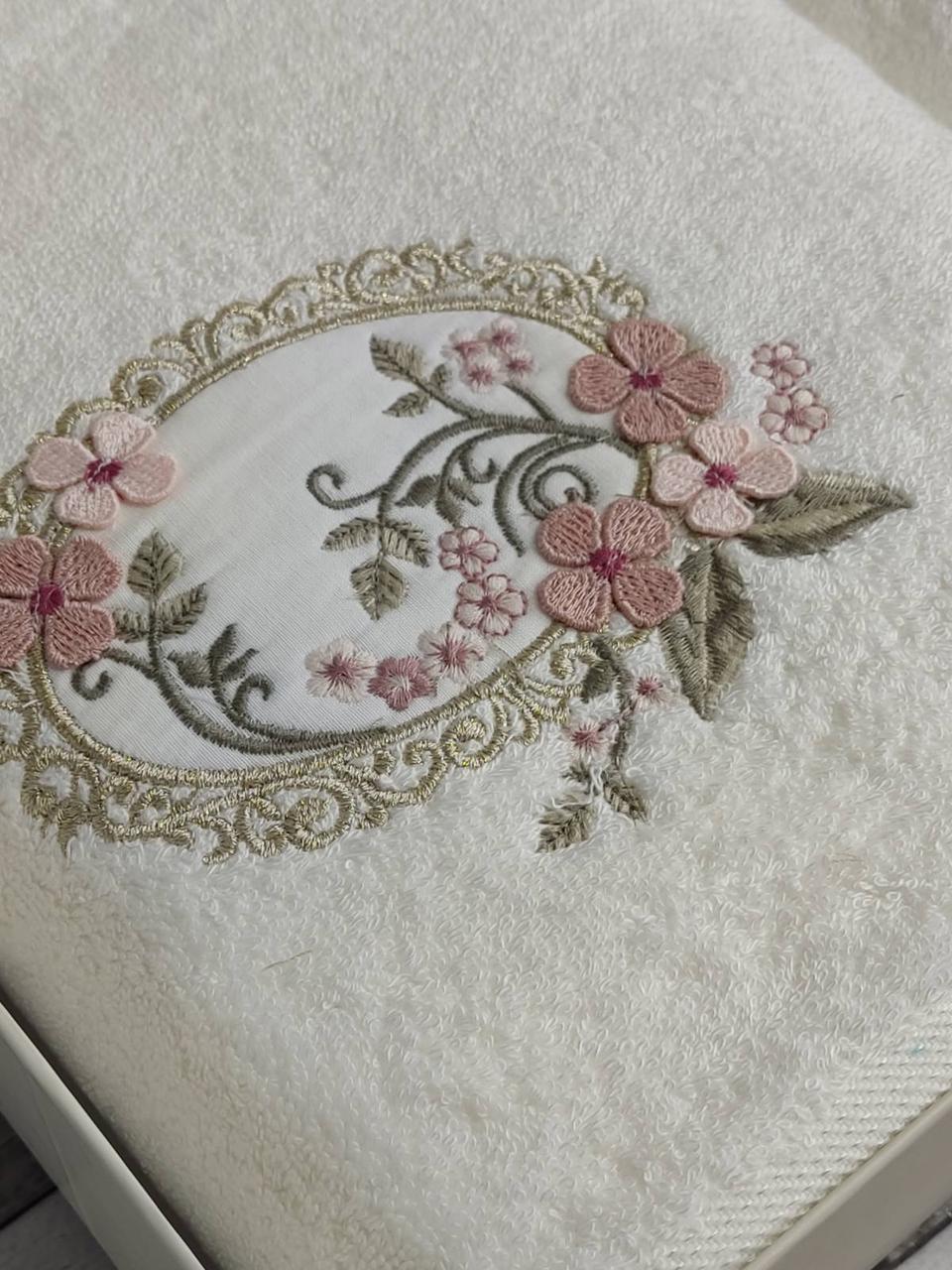 Pupilla 2в1 Hayal oval krem бамбукові рушники.Туреччина., фото 1