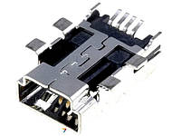 ESB33100000Z Гнездо MINI USB-A угловое на плату SMD 4контакт.
