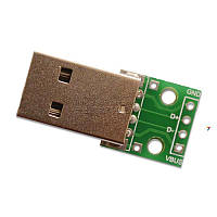 USB-M-ADAPTER Плата переходник: гнездо USB (папа) на DIP 2.54