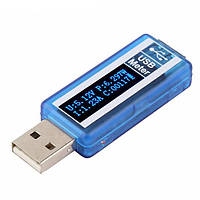 USB-OLED-METER-UIPC USB измеритель 4 в 1. Напряжение, ток, мощность, емкость. Oled экран.