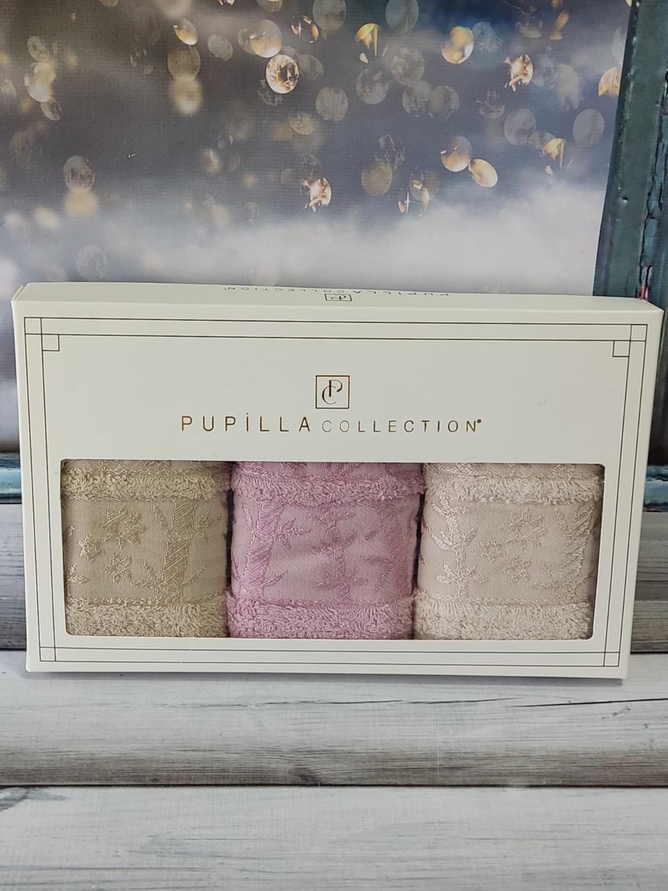 Pupilla Elite acik gul 30х50см., 3в1. Бамбукові рушники.