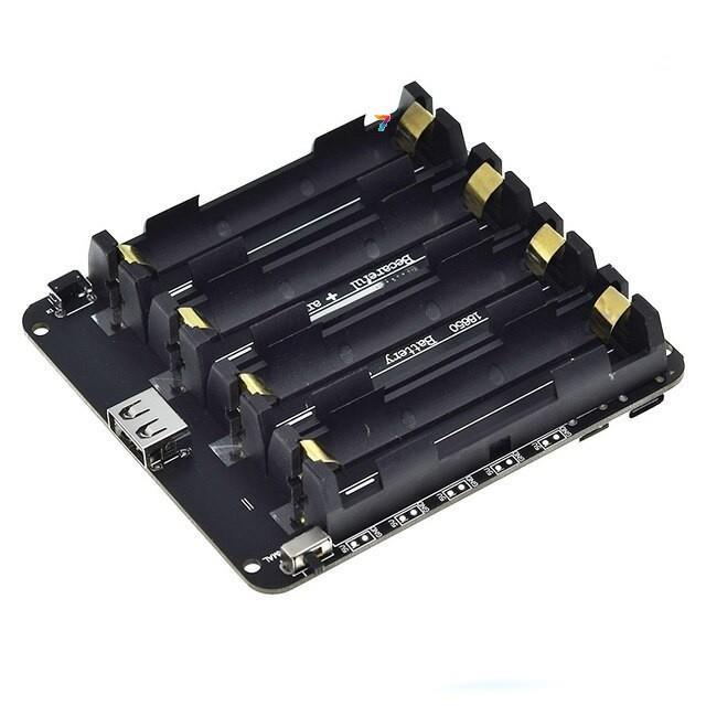 UPS 4-Way 18650 5V/3A 3V/1A Модуль для складання мініатюрного джерела безперебійного живлення на основі літієвих