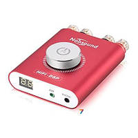 NS-20G-Red Компактний стереопідсилювач з Bluetooth 5,0 EDR DSP. 2х100 Вт. Живлення: 9...24 В. Колір: червоний