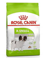 Сухой полнорационный корм для взрослых собак миниатюрных пород Royal Canin X-Small Adult от 10 мес. до 8 лет