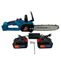 Аккумуляторная цепная пила Chain Saw 12'' CB-203 (30см) DOMOTEC