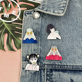 Значки на одяг Людина з лимоном